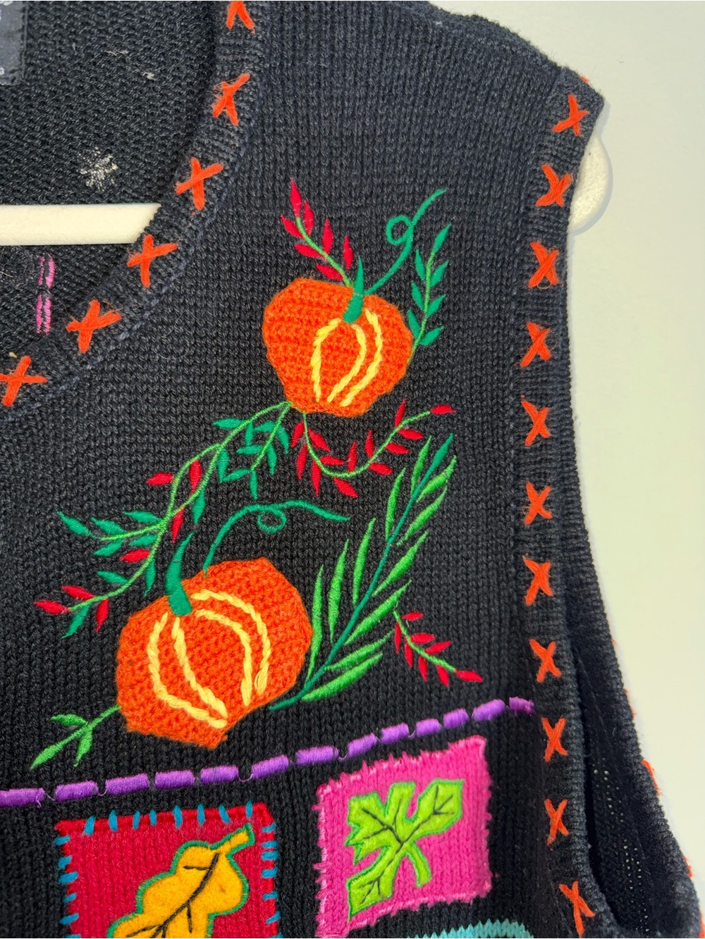 Designers Originals Studio Boo Halloween Sweater Vest-Vintage-Size Large - Picture 3 of 8